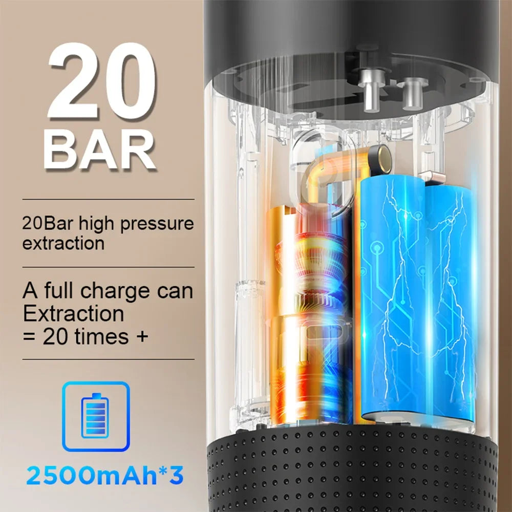 Compact Travel Espresso Coffee Brewer