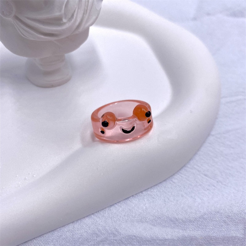 Colorful Kids Frog Ring