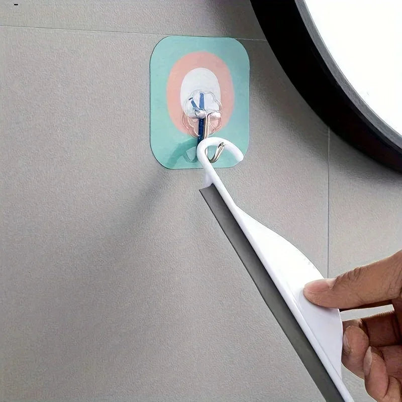 Compact Bathroom Squeegee with Soft Rubber Edge