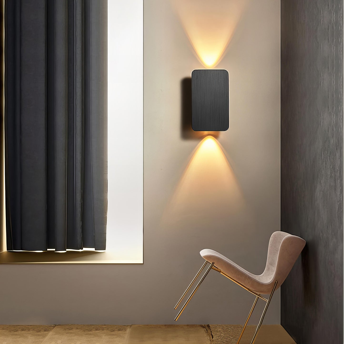 Sophisticated Slim Line Wall Lamp