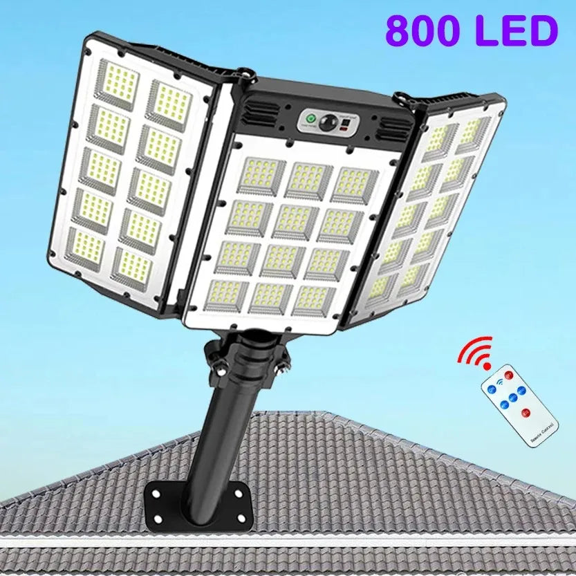 Bright Solar Powered Outdoor Wall Light with Motion Sensor