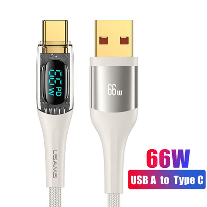 Fast Charging LED USB Power Cable