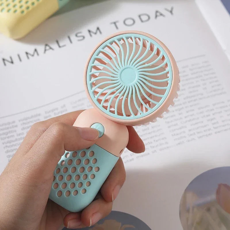 Compact Rechargeable Mini Fan with Scented Function