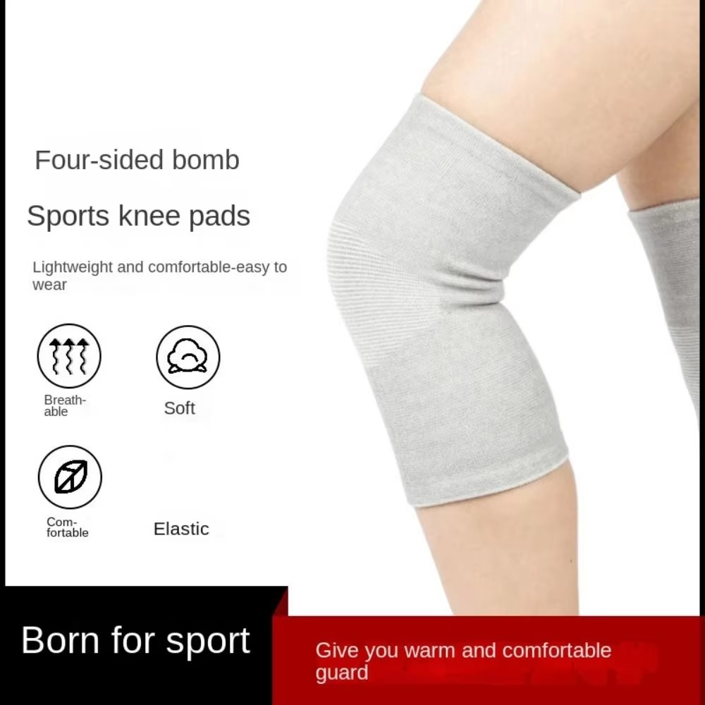 Breathable Bamboo Knee Support Sleeves for Pain Relief