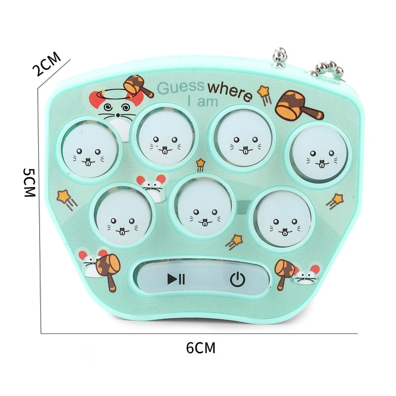 Fun Mini Whack a Mole Keychain Game