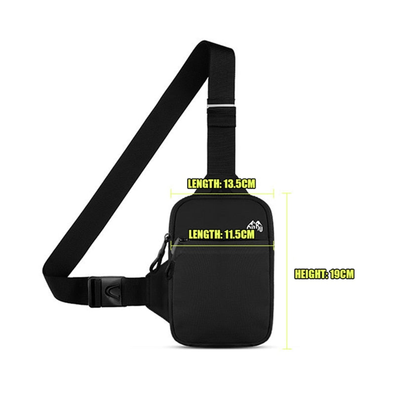 Sporty Water Resistant Cross Body Bag