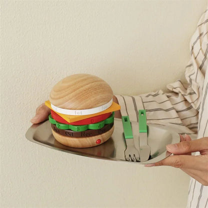 Rotating Wooden Kitchen Calendar