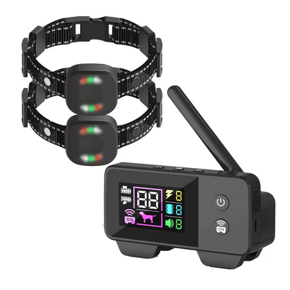 Easy Install Wireless Pet Fence System with Rechargeable Collar - Luxicro