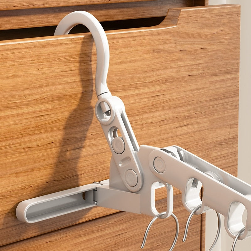 Compact Collapsible Closet Storage Hanger Rack