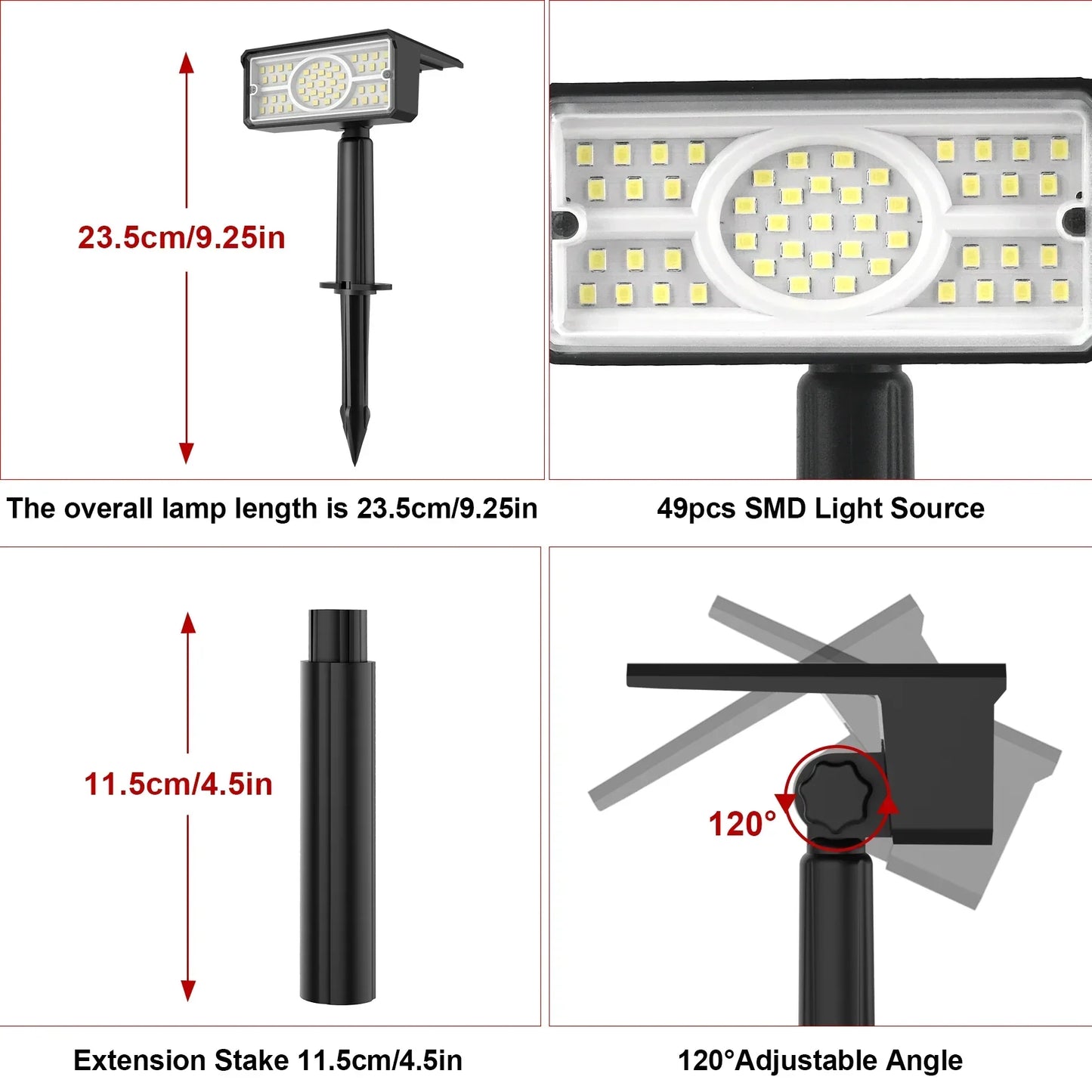 Wireless Solar LED Garden Light
