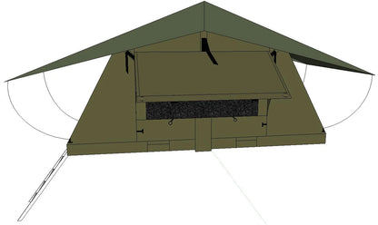 Simple Setup Weatherproof Collapsible Car Roof Tent