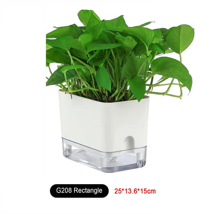 Automatic Self Watering Indoor Plant Pot with Moisture Meter