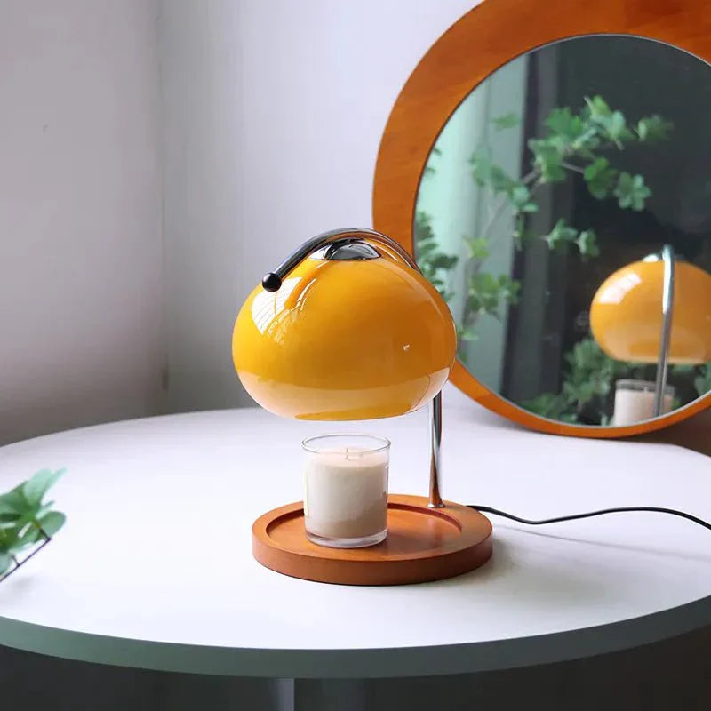 Warm Glass Tea Light Lamp