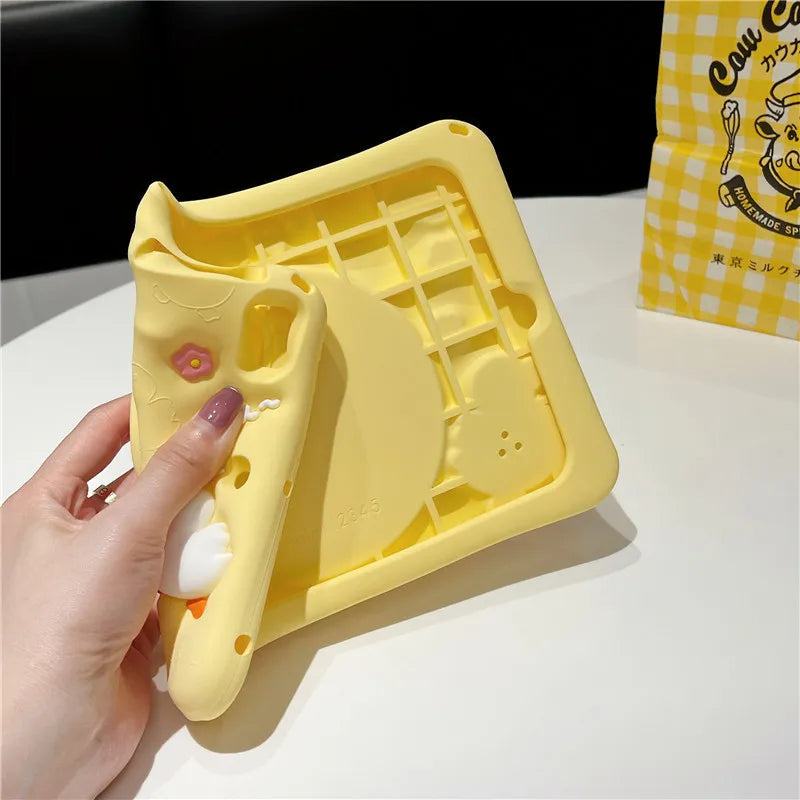 Clear Kid Friendly iPad Protective Cover Stand - Luxicro
