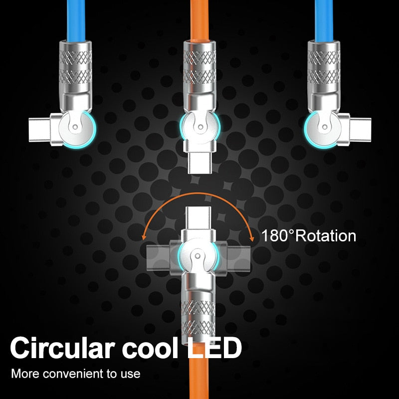 Premium Phone Fast Charge Rotating Cable