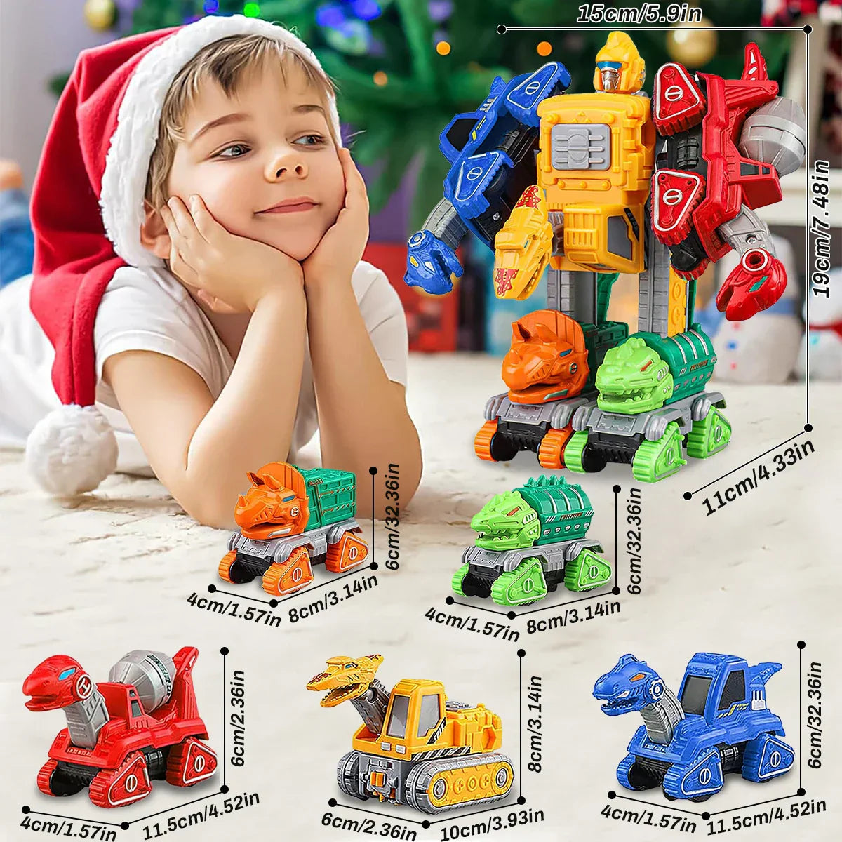 Versatile 5-in-1 Convertible Car Playset