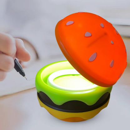Portable Compact LED Burger Desk Lamp