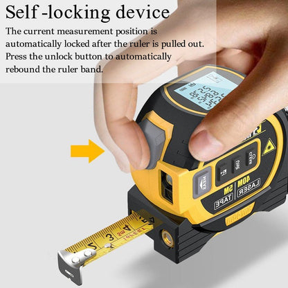 Compact 3 in 1 Laser Distance Meter Tool