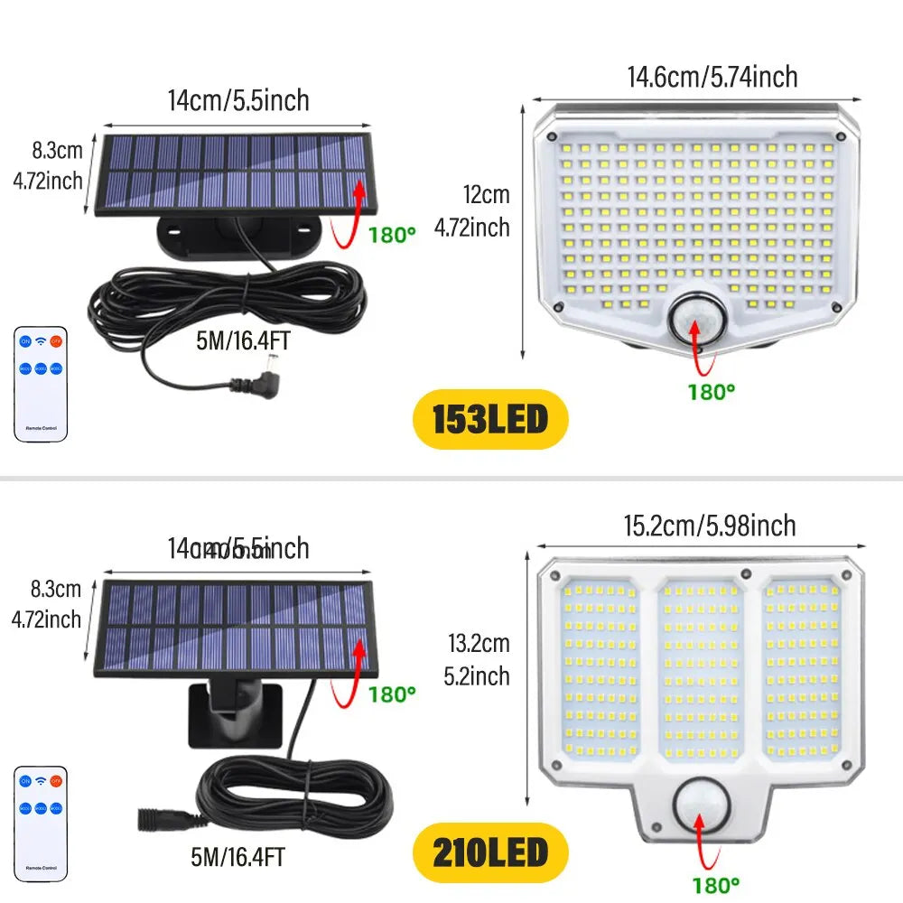 Wireless Solar Powered Security Light