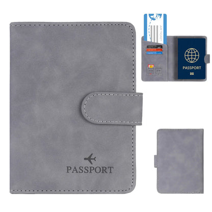 Secure Travel Passport Wallet for Men Women