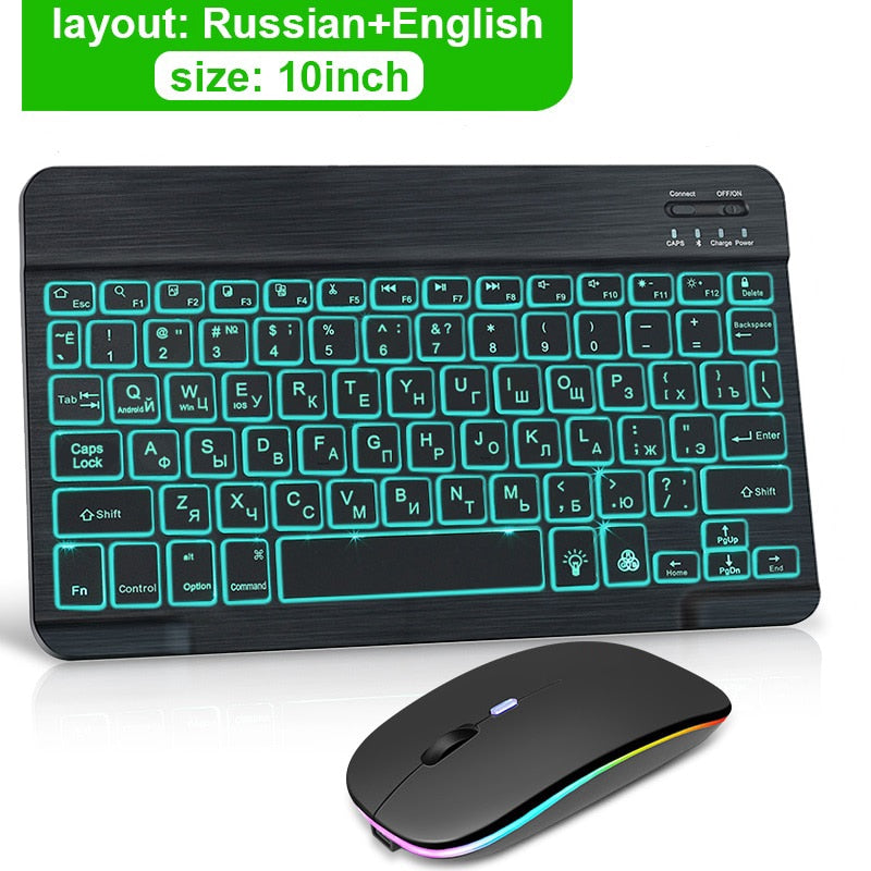 Compact Wireless Keyboard Mouse Combo