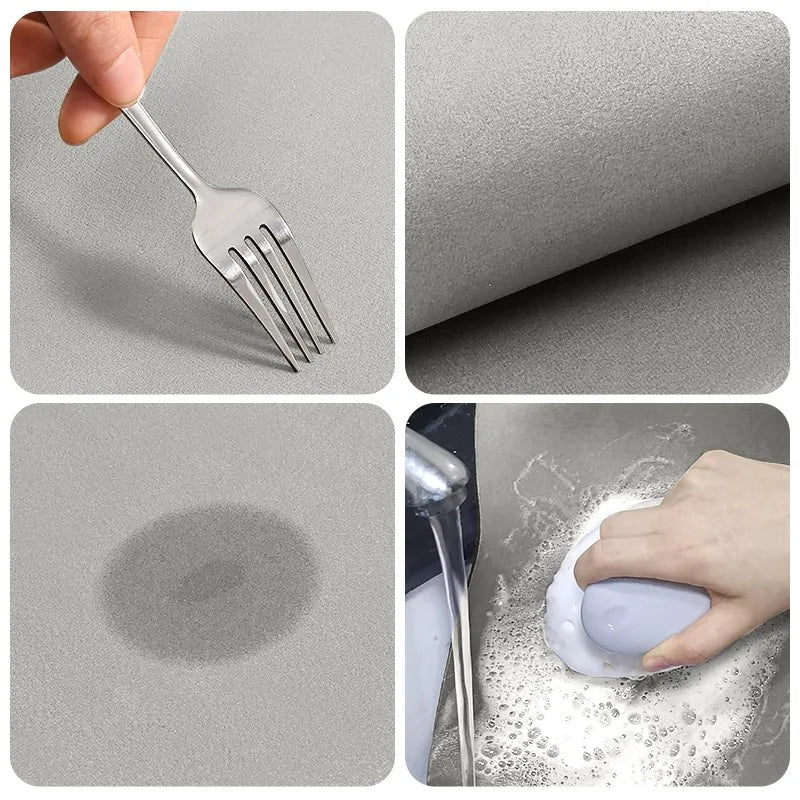Soft Aqua Bathroom Mat | Absorbent Non Slip Floor Mat