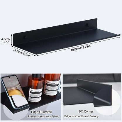 Contemporary Stainless Steel Wall Bracket Shelf