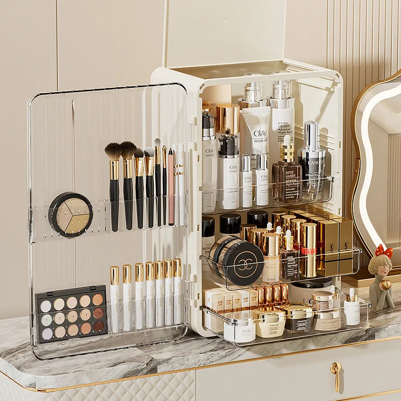 Premium Makeup Organizer Case with Magnetic Closure