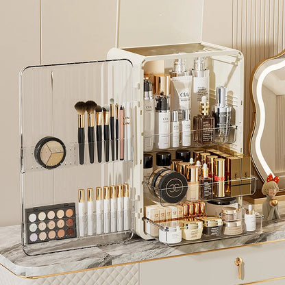 Premium Makeup Organizer Case with Magnetic Closure