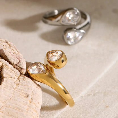 Shining Silver Halo Ring