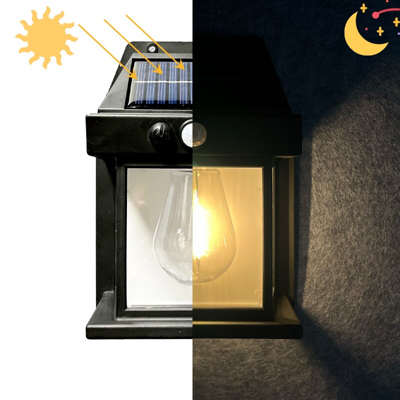 Eco Friendly Solar Powered Wall Light