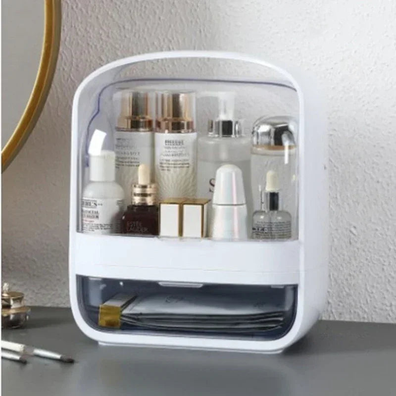 Compact Travel Makeup Case - Small Cosmetic Storage Box