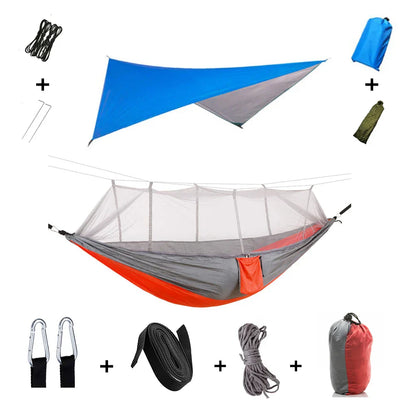 Lightweight Waterproof Camping Hammock with Bug Net