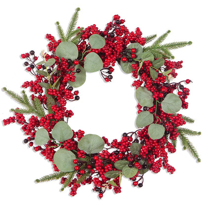 Beautiful Christmas Cranberry Door Wreath