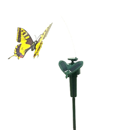 Vibrant Outdoor Solar Bird Stake Decoration