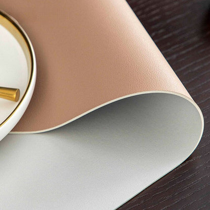 Simple Leather Water Resistant Table Pad - Luxicro