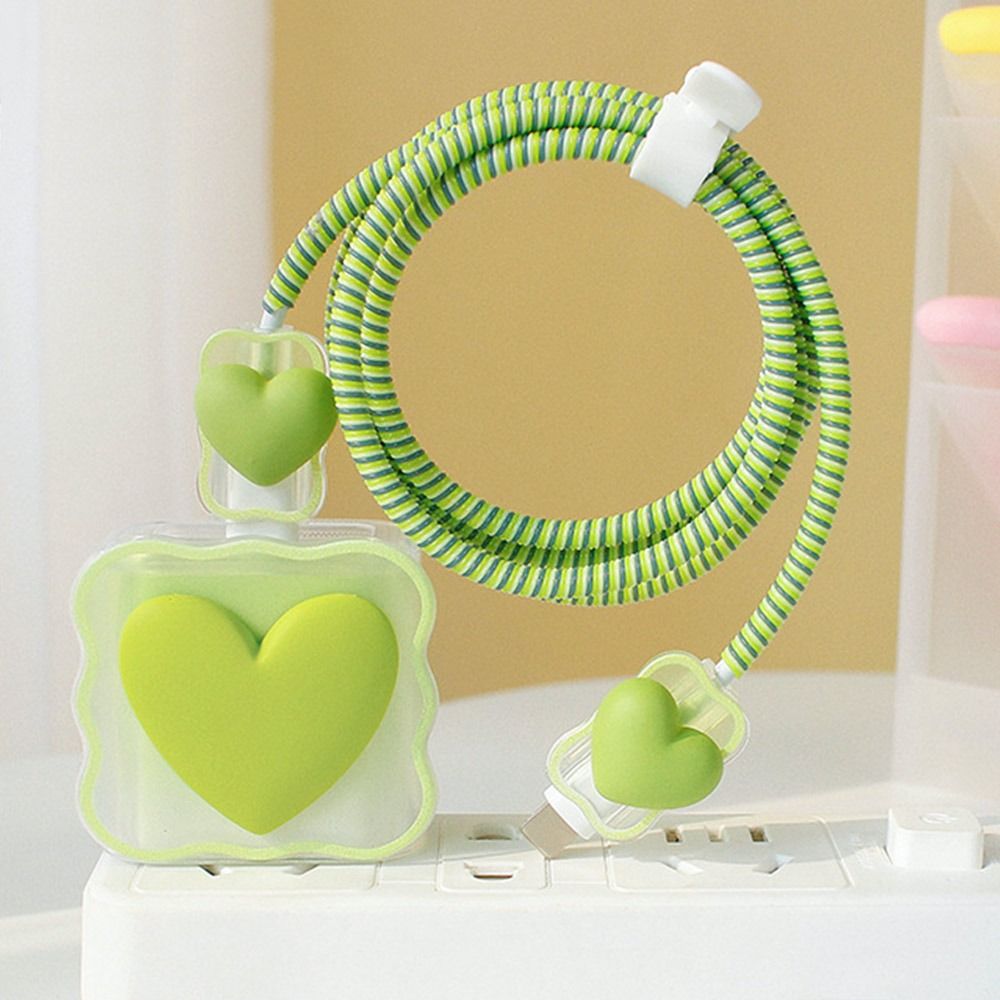 Clear Phone Charging Cable Cover Case