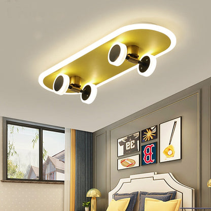Cool Skateboard Design Ceiling Light