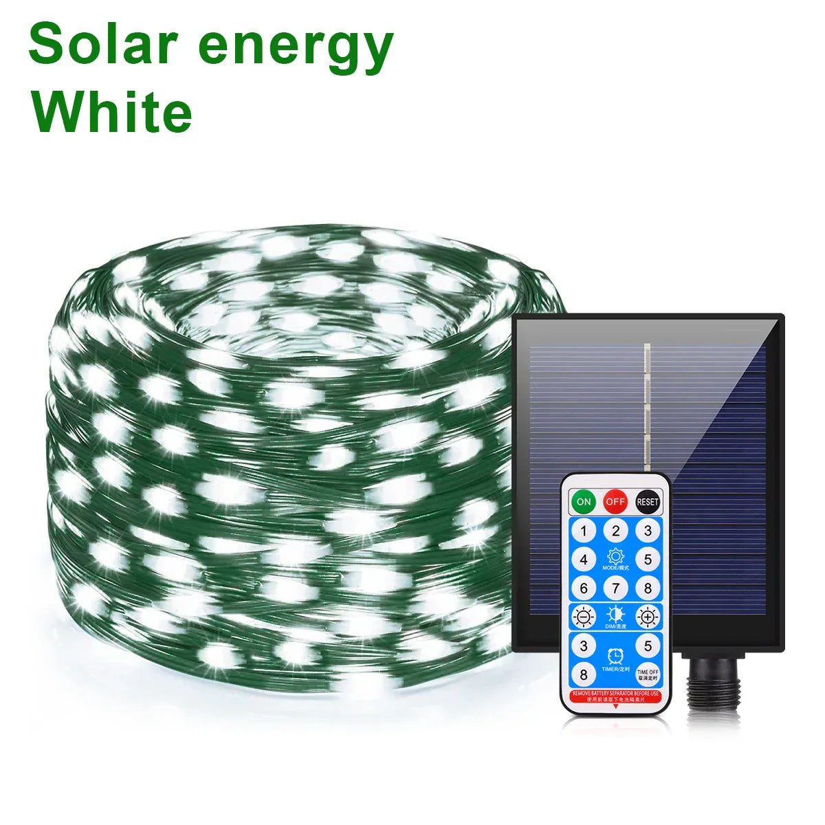 Garden Solar String Lights 100M Waterproof LED Decor