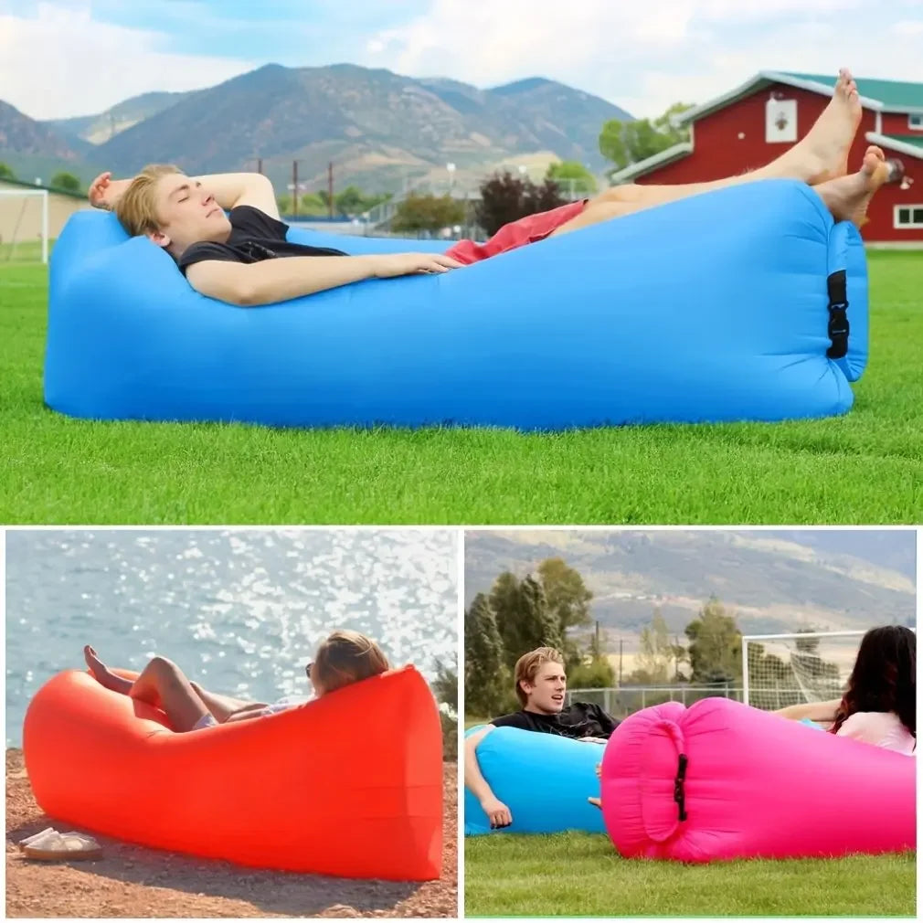 Plush Blow Up Garden Couch