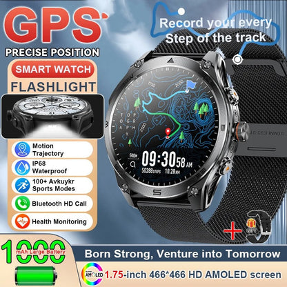 Advanced GPS Waterproof Sports Smartwatch