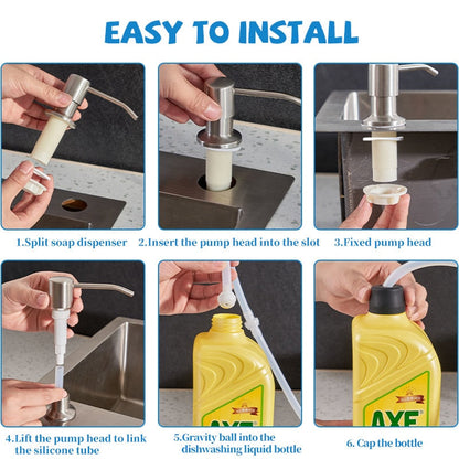 Easy Install Soap Dispenser for Kitchen Sink