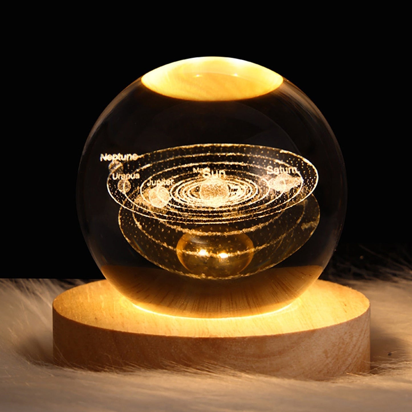 Crystal Ball Table Light
