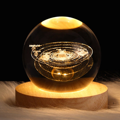 Crystal Ball Table Light