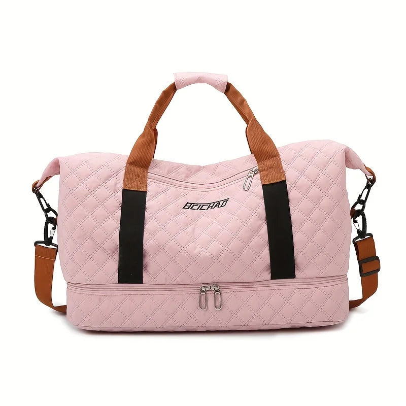 Large Athletic Gym Bag with Sneaker Compartment