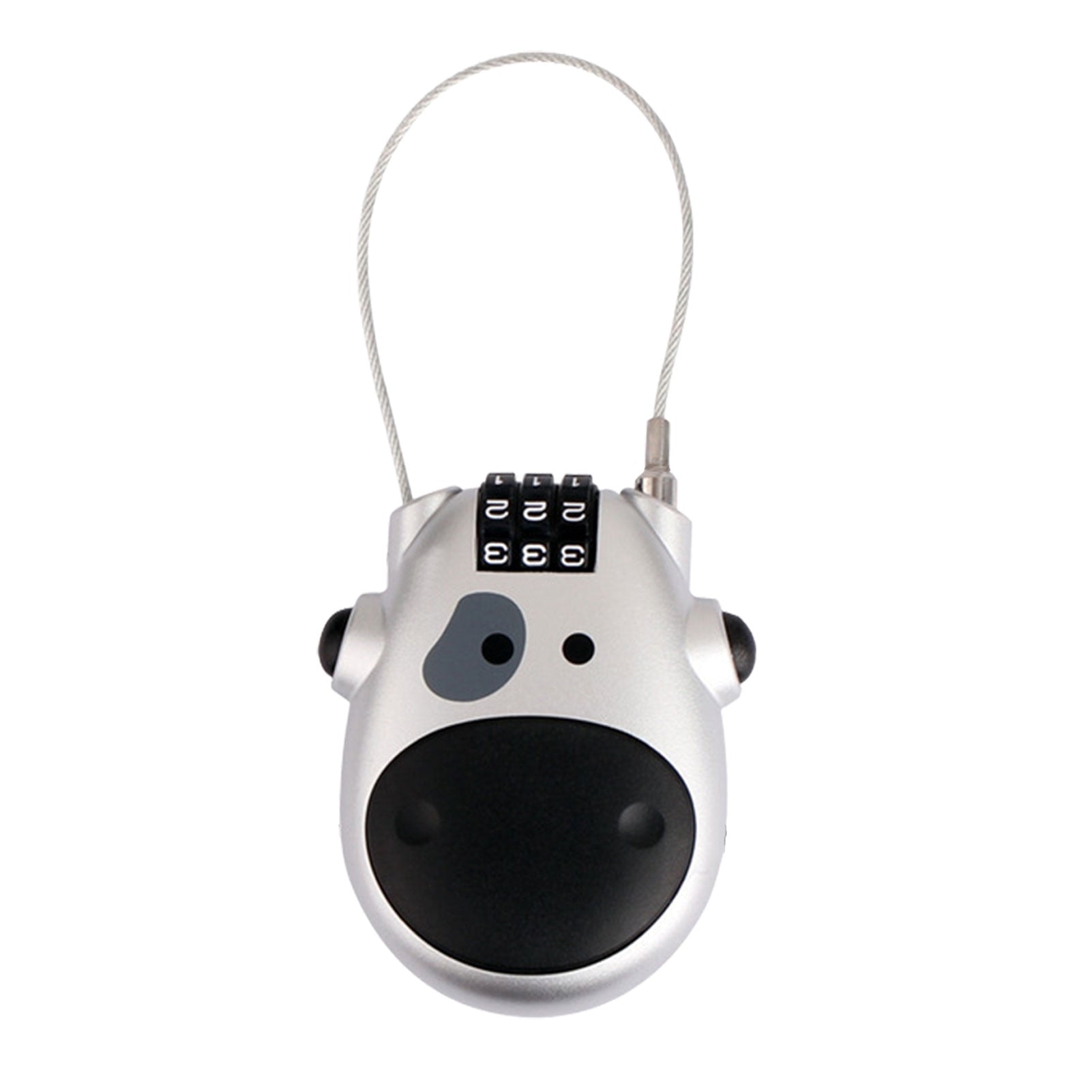 Secure Steel Cable Padlock - Luxicro