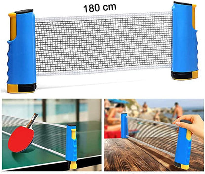 Compact Indoor Ping Pong Table Set