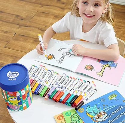 Reusable Color Crayons - Easy Clean Art Sticks - Luxicro