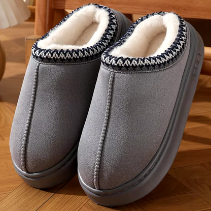 Cozy Sheepskin Indoor Slippers | Warm Wool Lined Shoes