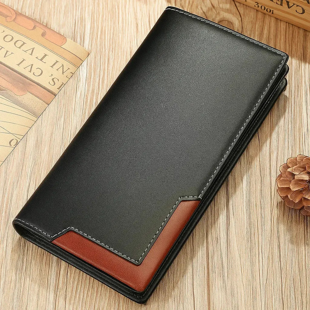 Thin Classic Wallet – Strong Faux Leather - Luxicro